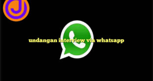 undangan interview via whatsapp